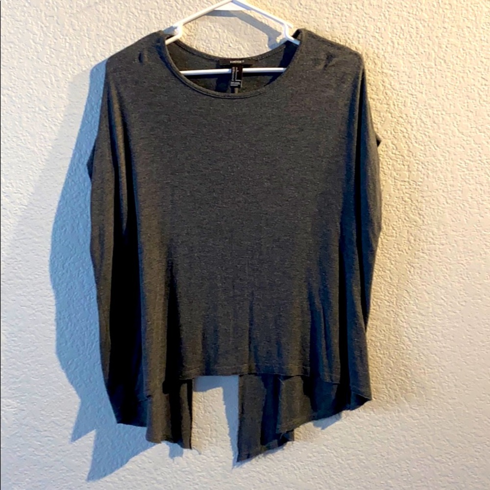 Forever 21 Gray Top